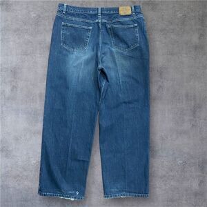 Old Navy Vintage Y2K Baggy Wide Leg Grunge Denim Blue Jeans Men's Size 40 x 32